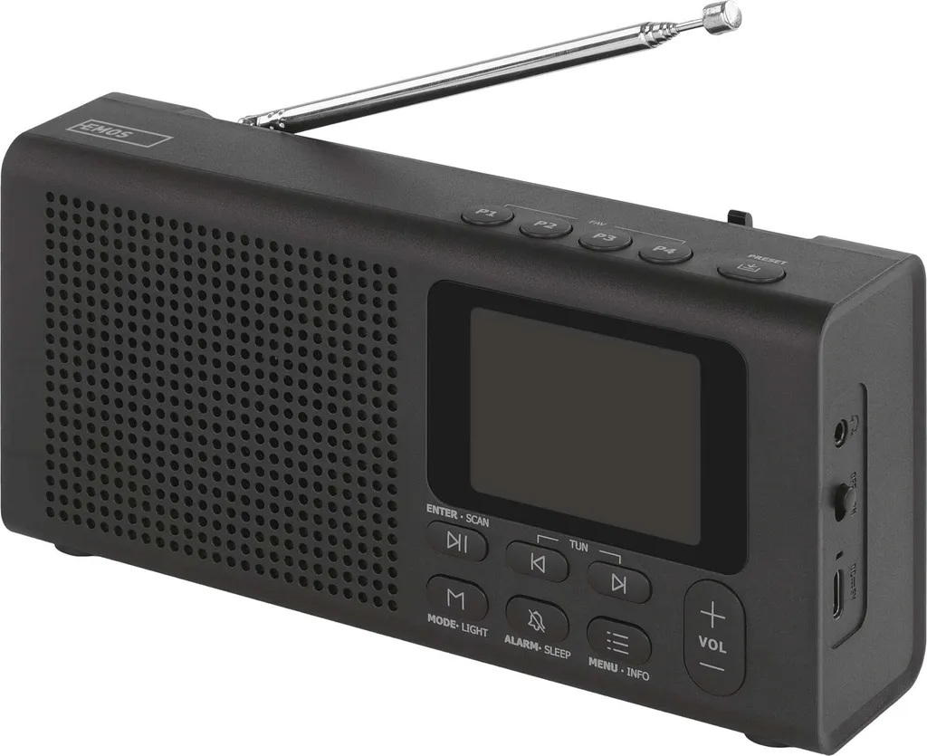 Radio Numérique DAB+ sans Grésillements EMOS E0090 avec Bluetooth et Écran - 2