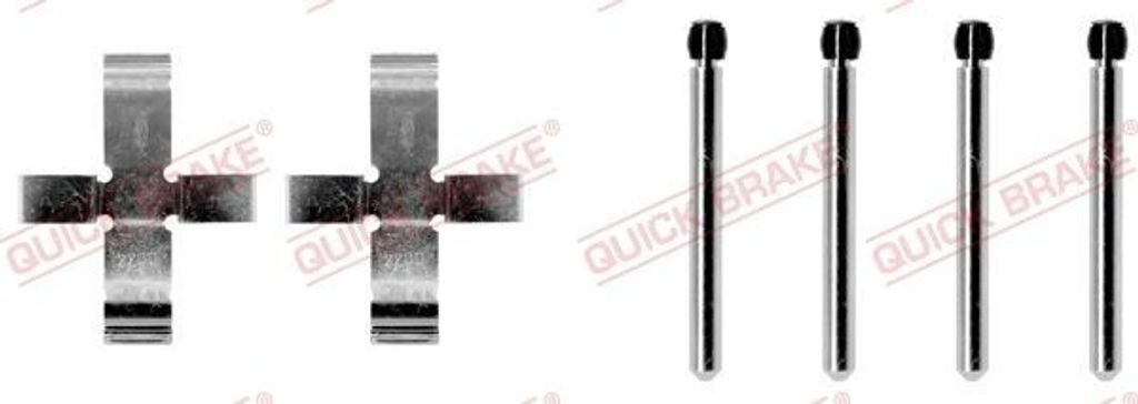 QUICK BRAKE 109-0905 Zubehörsatz Scheibenbremsbelag für VW Kaefer Typ 1 für OPEL KADETT B KADETT B Coupe KADETT B Caravan für BMW 5 Limousine (...