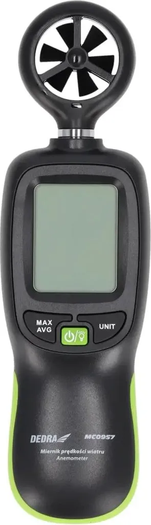 DEDRA MC0957 1 cc - Anemometro Alta Precisione con Log Dati 1000 Record