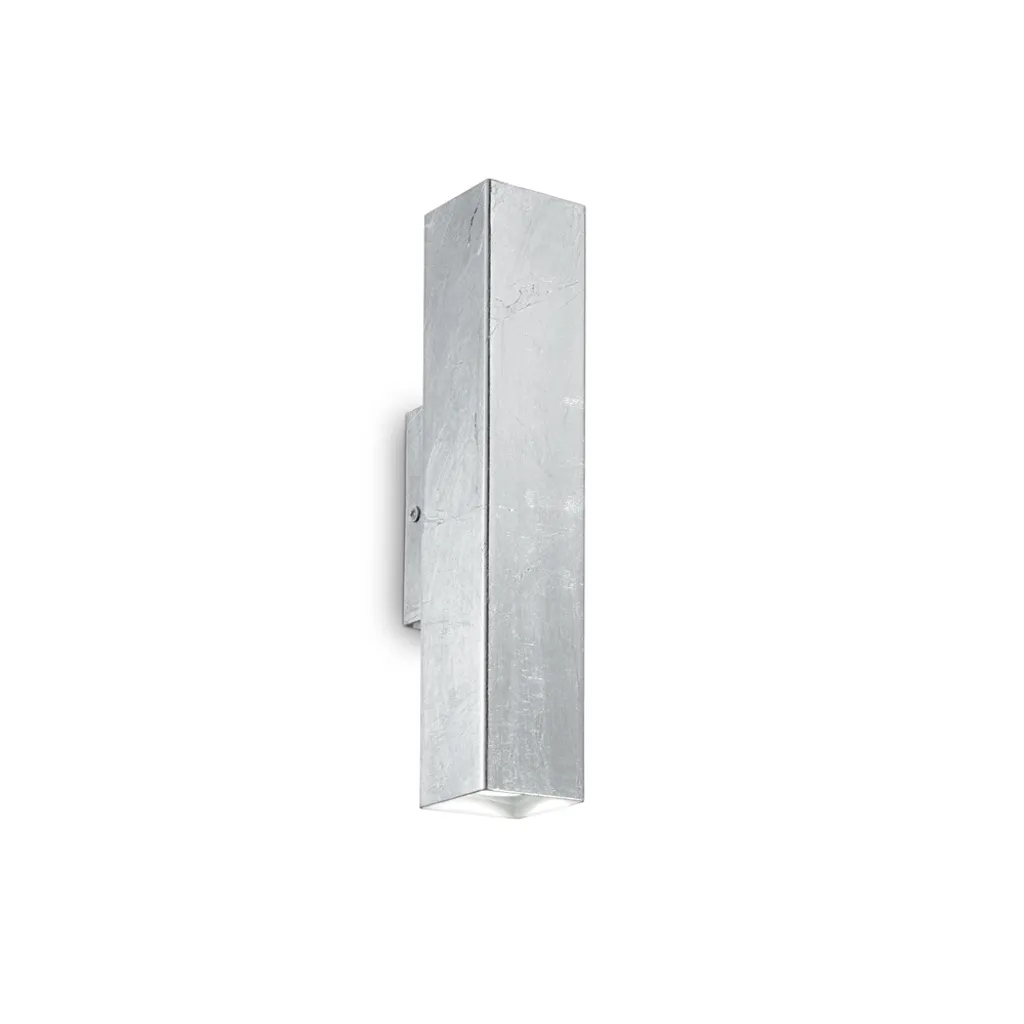 Éclairage de Couloir et Salon : Applique Murale Sky AP2 Argent Discrète