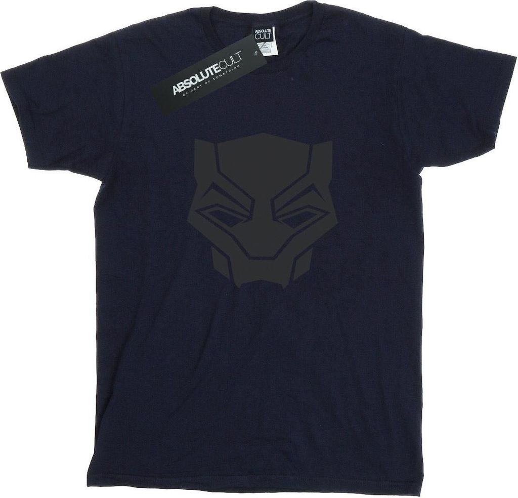 Marvel - "Black On Black" T-Shirt für Jungen BI10307 (128) (Marineblau)