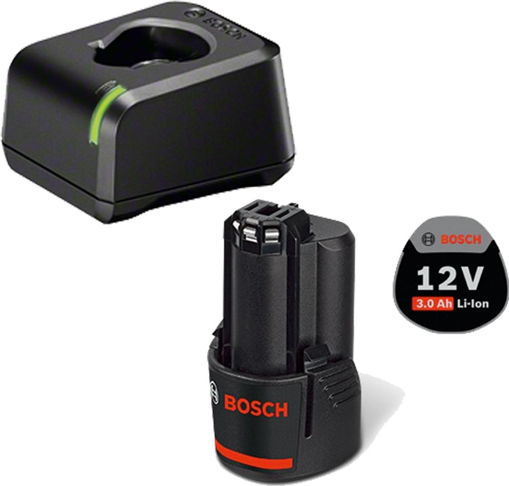 Bosch Akku-Starter-Set GBA 12 Volt / 1x 3,0 Ah + Schnellladegerät GAL 12V-20