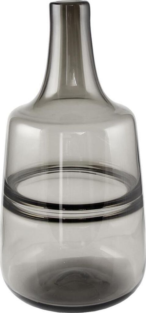 Kaheku Vase Zenika Flasche grau, Durchmesser 16 cm, Höhe 32 cm 1186001905