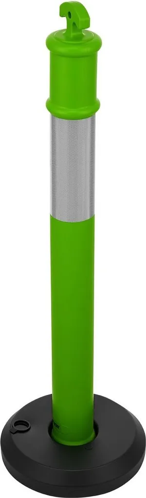 3 Paletti Delimitatori Traffico 114cm con Base Stabile e Rifrangenti - 10