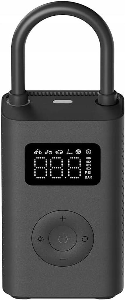 Xiaomi Mijia 2D Luftpumpe 150PSI (2025 Modell) | Tragbarer Elektro-Kompressor | USB-C Schnellladung | LED-Display | Mehrfachdüsen-Set