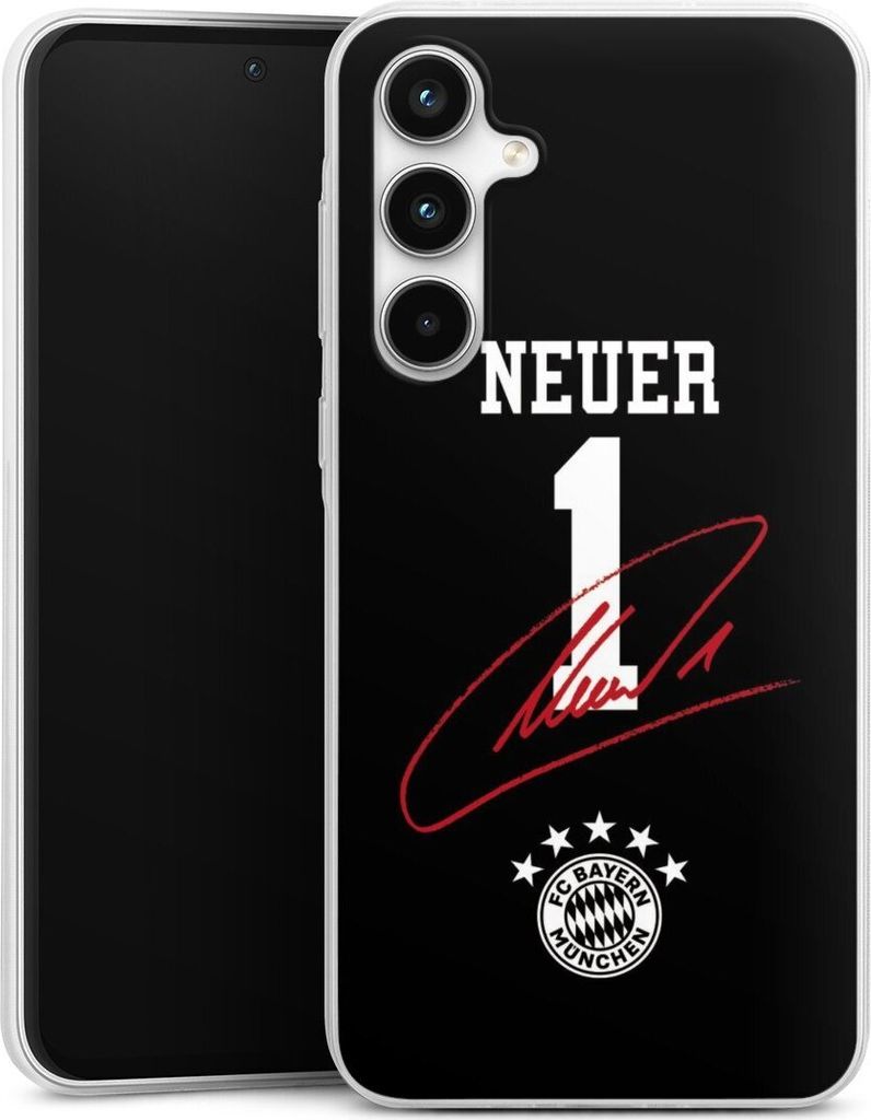 DeinDesign Slim Hülle für Samsung Galaxy A35 5G Silikon Case Ultra Dünn Handyhülle FC Bayern München FCB Manuel Neuer