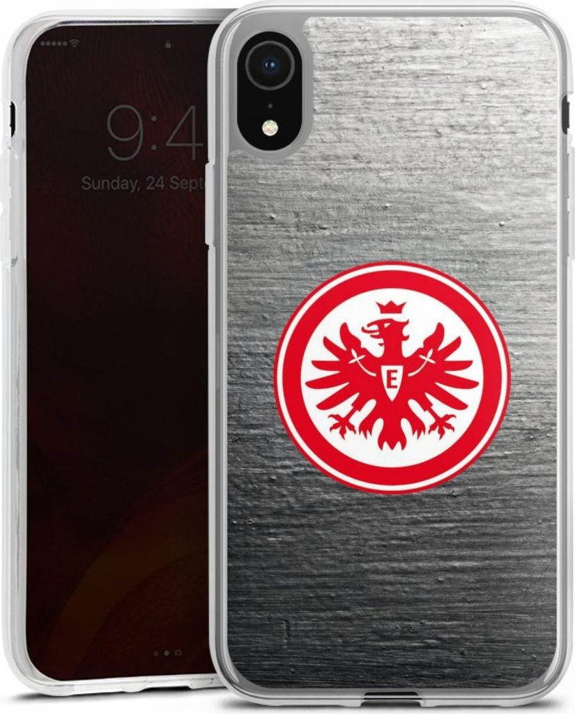 DeinDesign Handyhülle für Apple iPhone Xr Silikon Hülle Case Smartphone Schutzhülle Eintracht Frankfurt Logo SGE