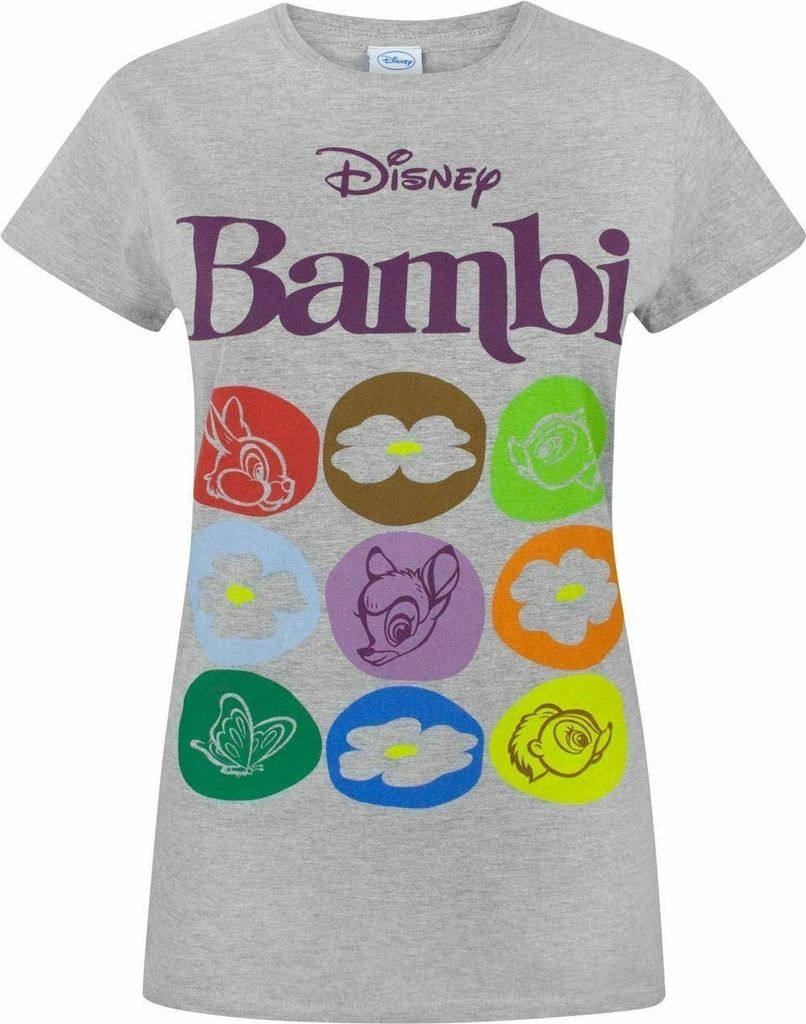 Bambi - T-Shirt für Damen NS8362 (L) (Grau)