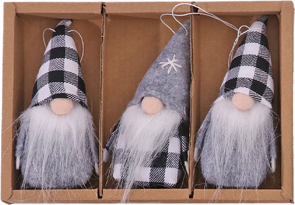 3pcs/set Christmas Anhänger einfach hängen 2022 Weihnachten Navidad Noel Geschenke Schöne Weihnachtsbaum -Dekoration Frohe Weihnachten gesichtsl...
