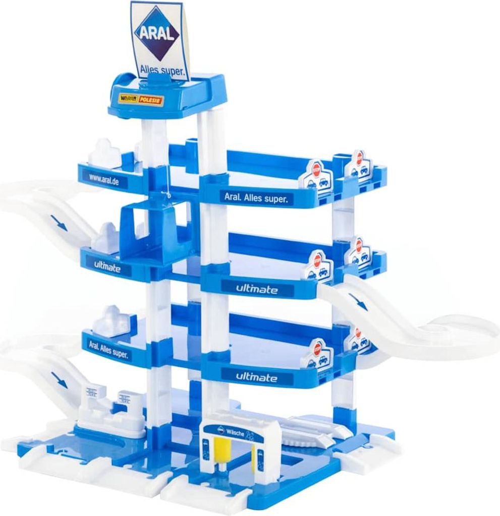 Polesie wader Parkgarage mit 4 Etagen 80x38x61 cm Polypropylen