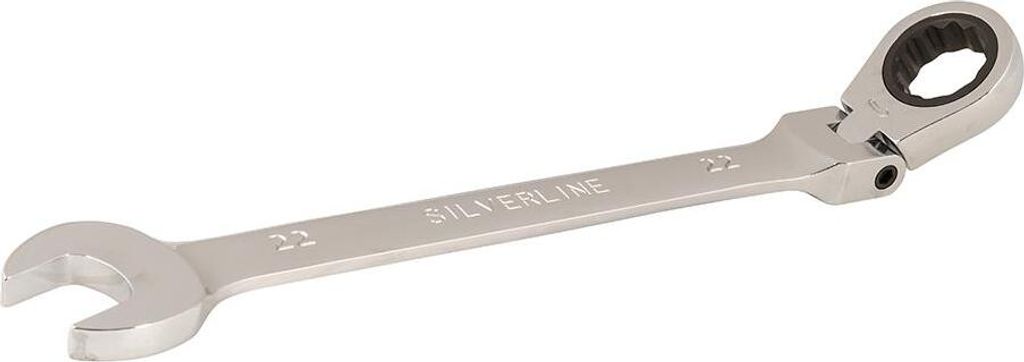 Silverline Ring-Maul-Ratschenschlüssel mit Gelenk 22 mm