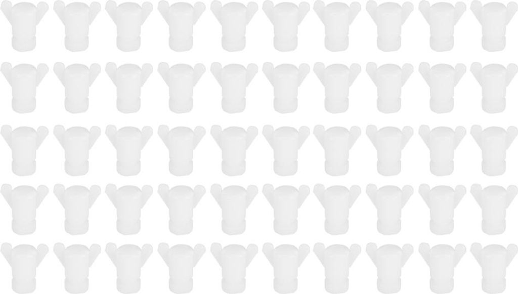 50 Stück Farm Ventilation Window Screws Plastic Chicken Culture Waterline Screw Nuts BoltsLarge Size