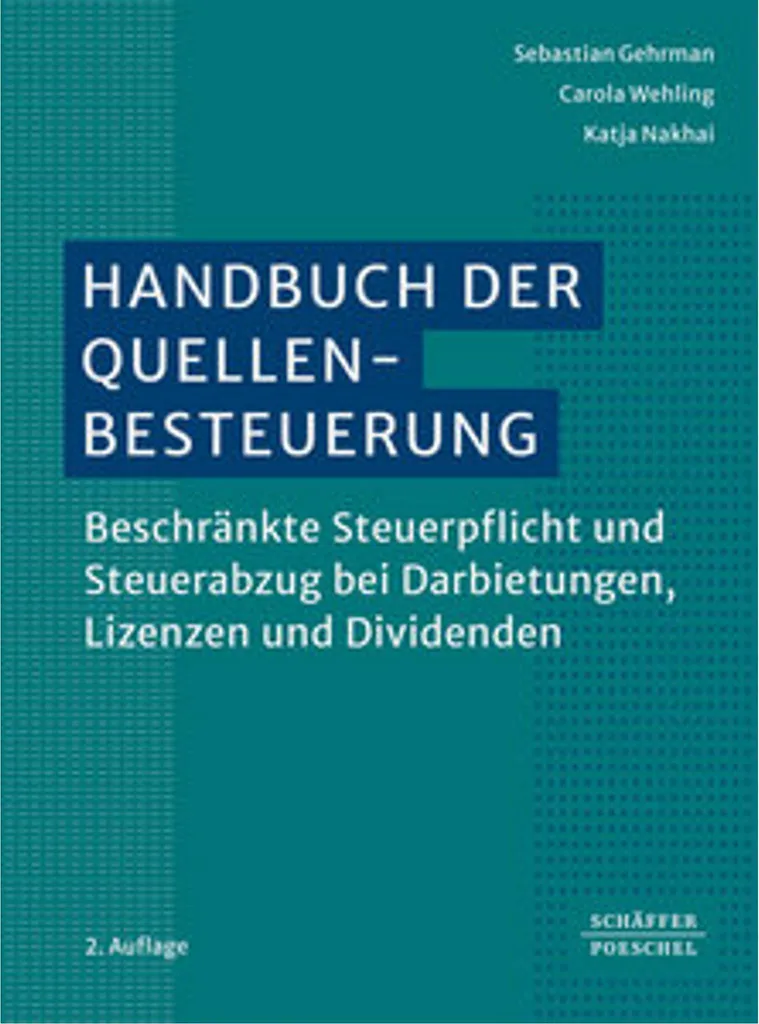 Handbuch der Quellenbesteuerung : Optimisez vos conseils en fiscalité directe