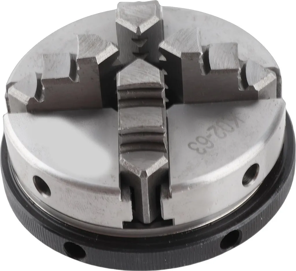 Mandrin de tour auto-centrant 4 mors réversibles acier haute précision