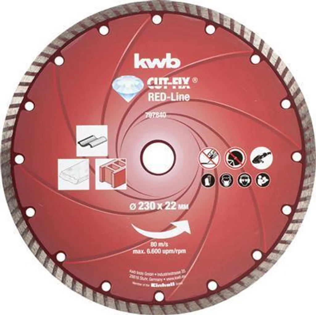 Lame de scie circulaire 23 cm pour la découpe de bois et bois composite