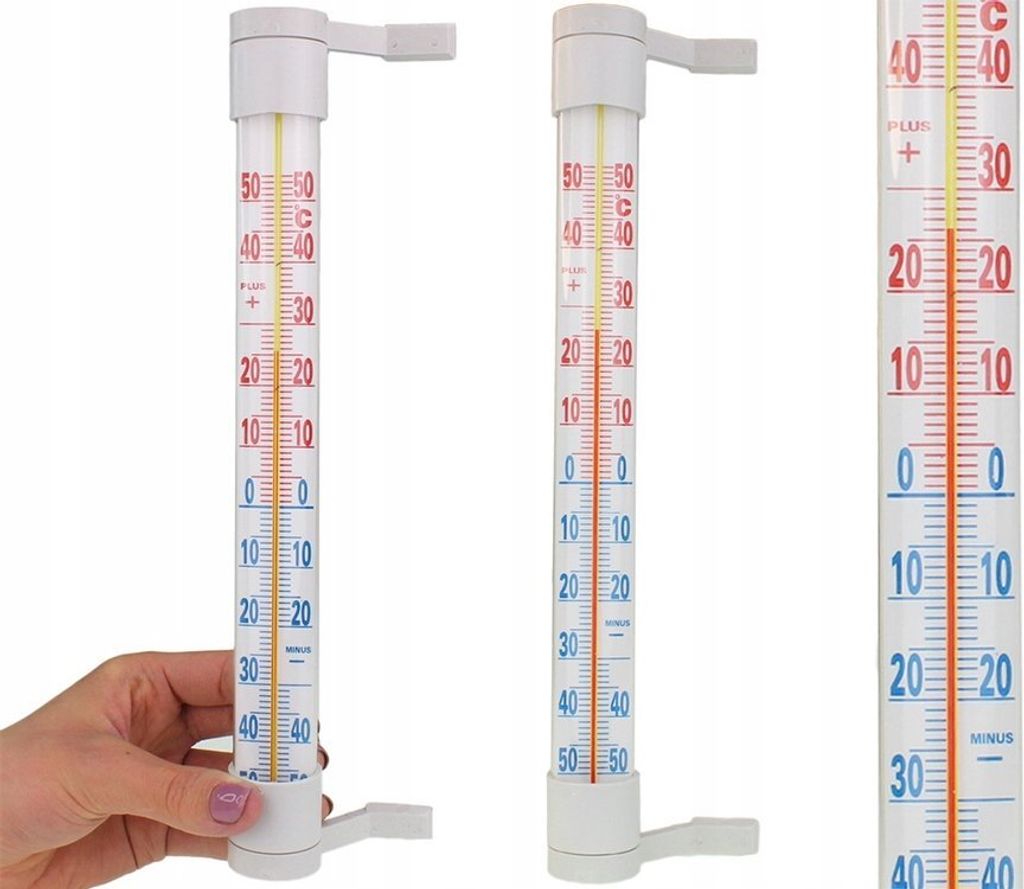 Verk 01827 Venkovní okenní teploměr bílý Obrázek produktu 3
