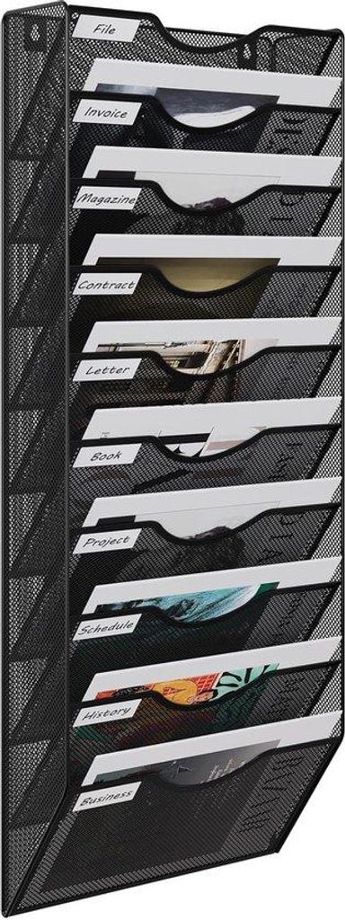 Organizzatore da parete metallico Ibbenzoa®, 10 scomparti – Immagine del prodotto 