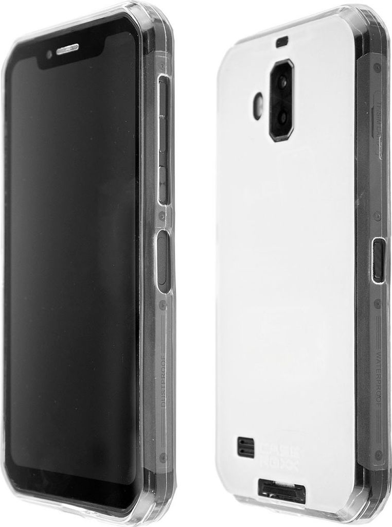 caseroxx Schutz-Hülle TPU-Hülle kompatibel mit Blackview BV9600 / BV9600 Pro, Gummi Handy Tasche transparent