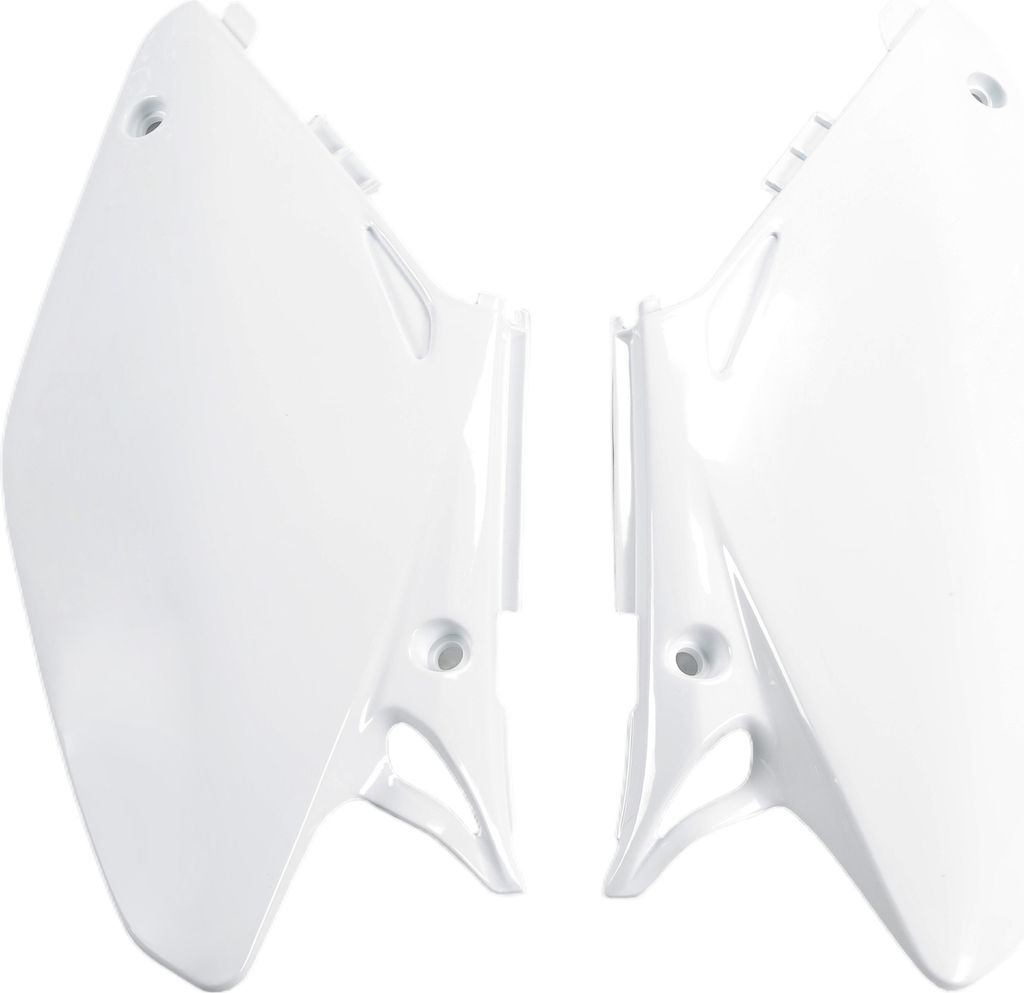 Seitenverkleidung UFO PLAST Verkleidung 2-teilig für Honda CR R 125 / 250 ccm Bj. 2005 - 2007, Farbe:weiß OEM