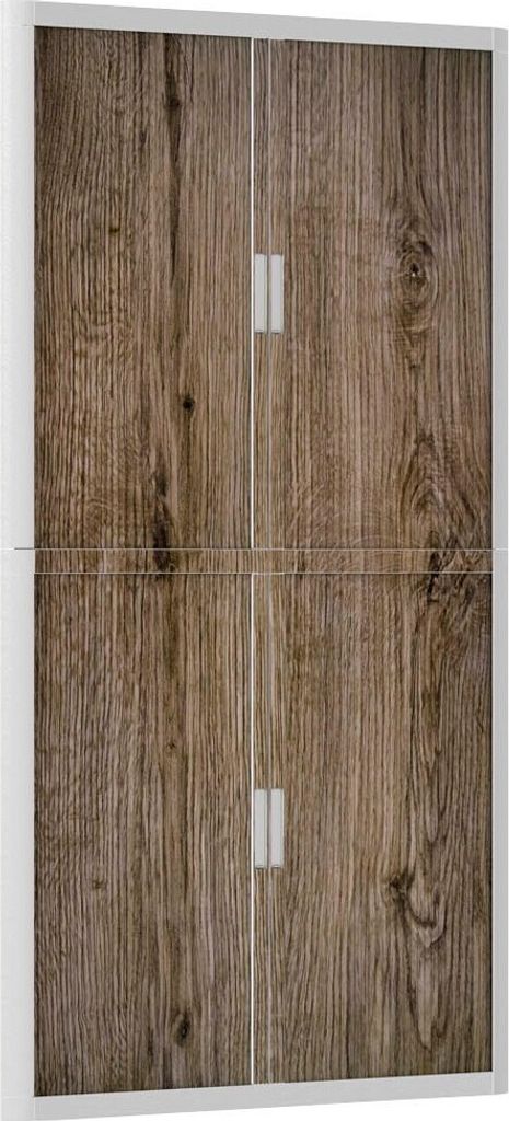 PAPERFLOW Rollladenschrank Holz ohne Fachböden 110,0 x 41,5 x 204,0 cm