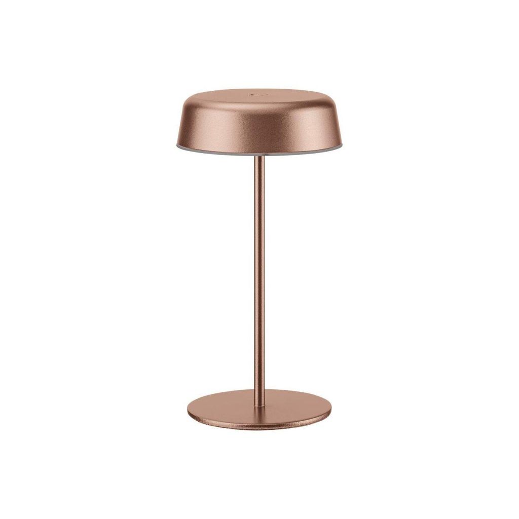 Akku Tischleuchte LED Lampe Kabellos Bronze Dimmbar Produktbild 