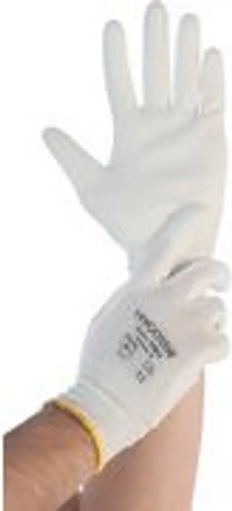 Guanti Lavoro Nylon PU Bianco Hygostar 33817 Ultra Flex Taglia XS
