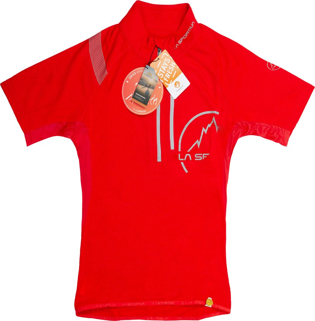 La Sportiva Promo Mattstock Herren technisches T-shirt rot Produktbild 