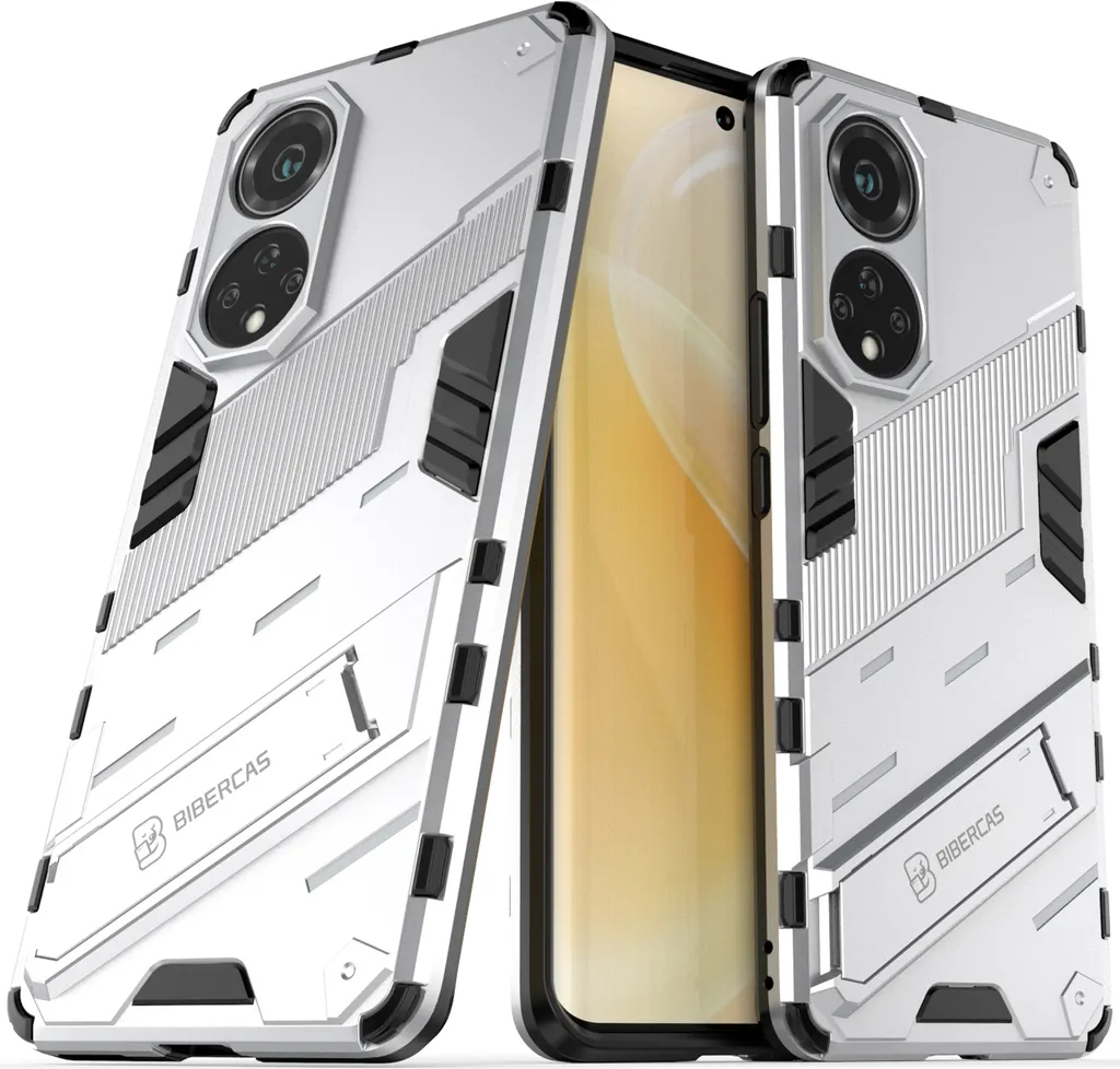 Cover Huawei Nova 9 Arancione Antiurto con Stand | Protezione Ibrida PC TPU