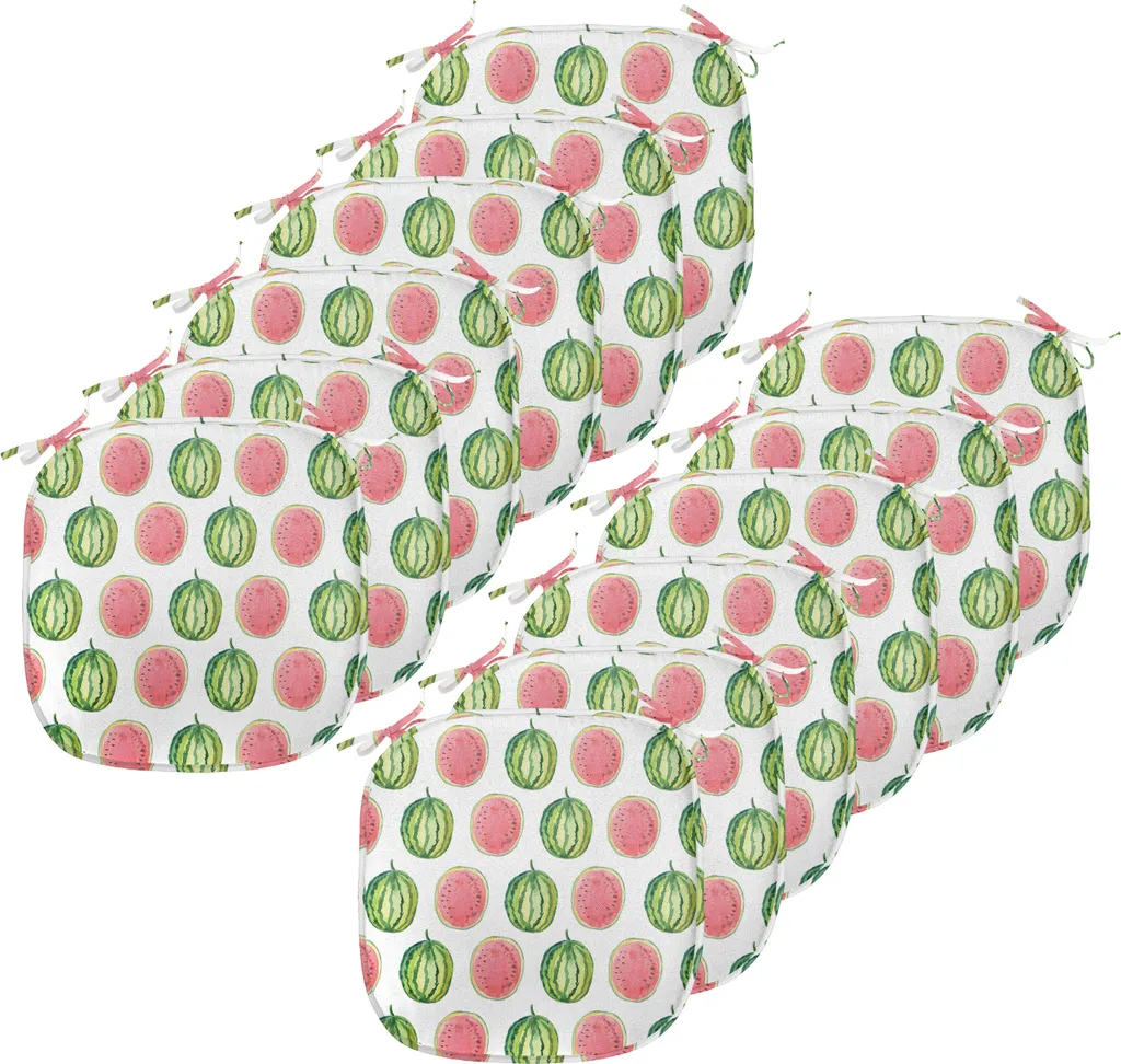Set 12 Cuscini Sedie ABAKUHAUS Anguria 40x40 Impermeabili per Cucina