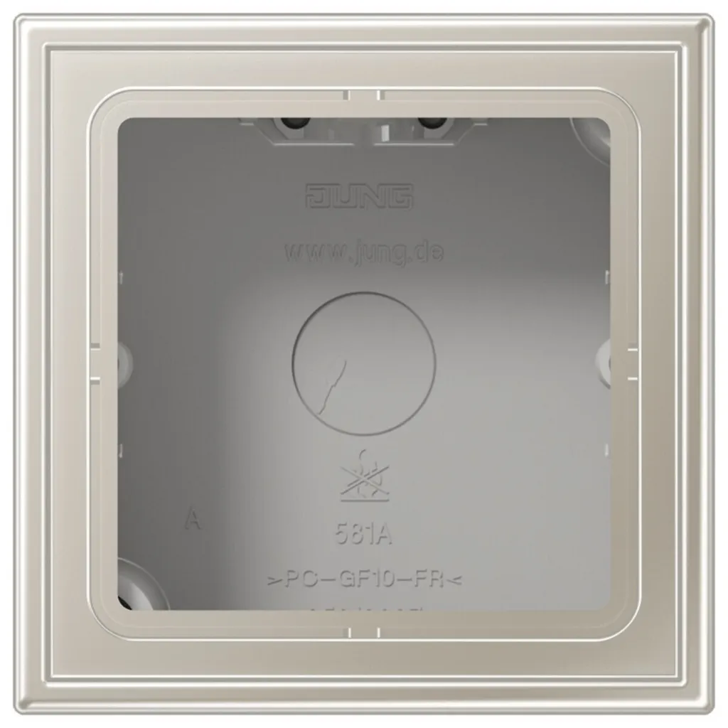 Jung ES 2581 A-L Prise Inox Durable pour Remplacer vos Prises Usées