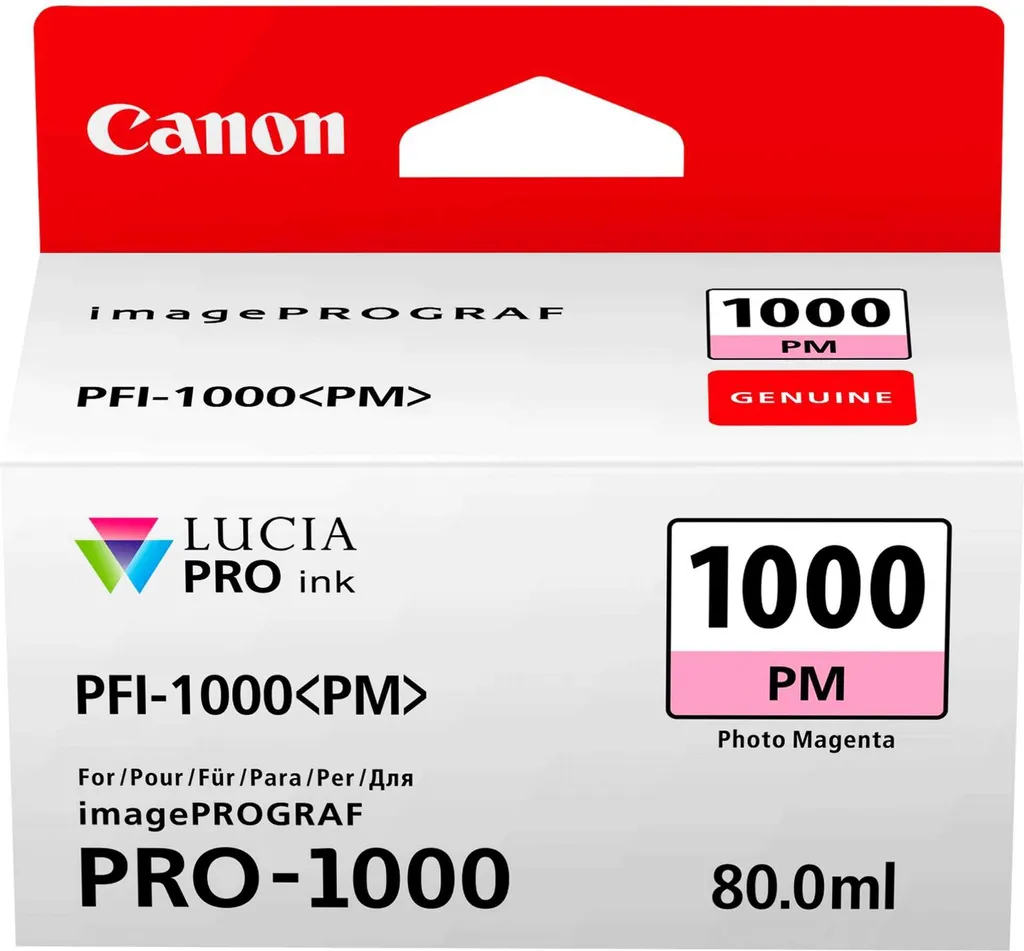 Cartuccia Originale Canon PFI-1000 PM Photo Magenta - 80ml PRO-1000