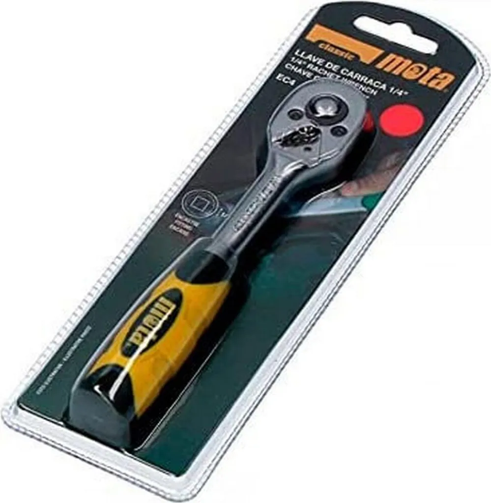 Chiave a cricchetto Mota EC4 Incasso 1/4" acciaio