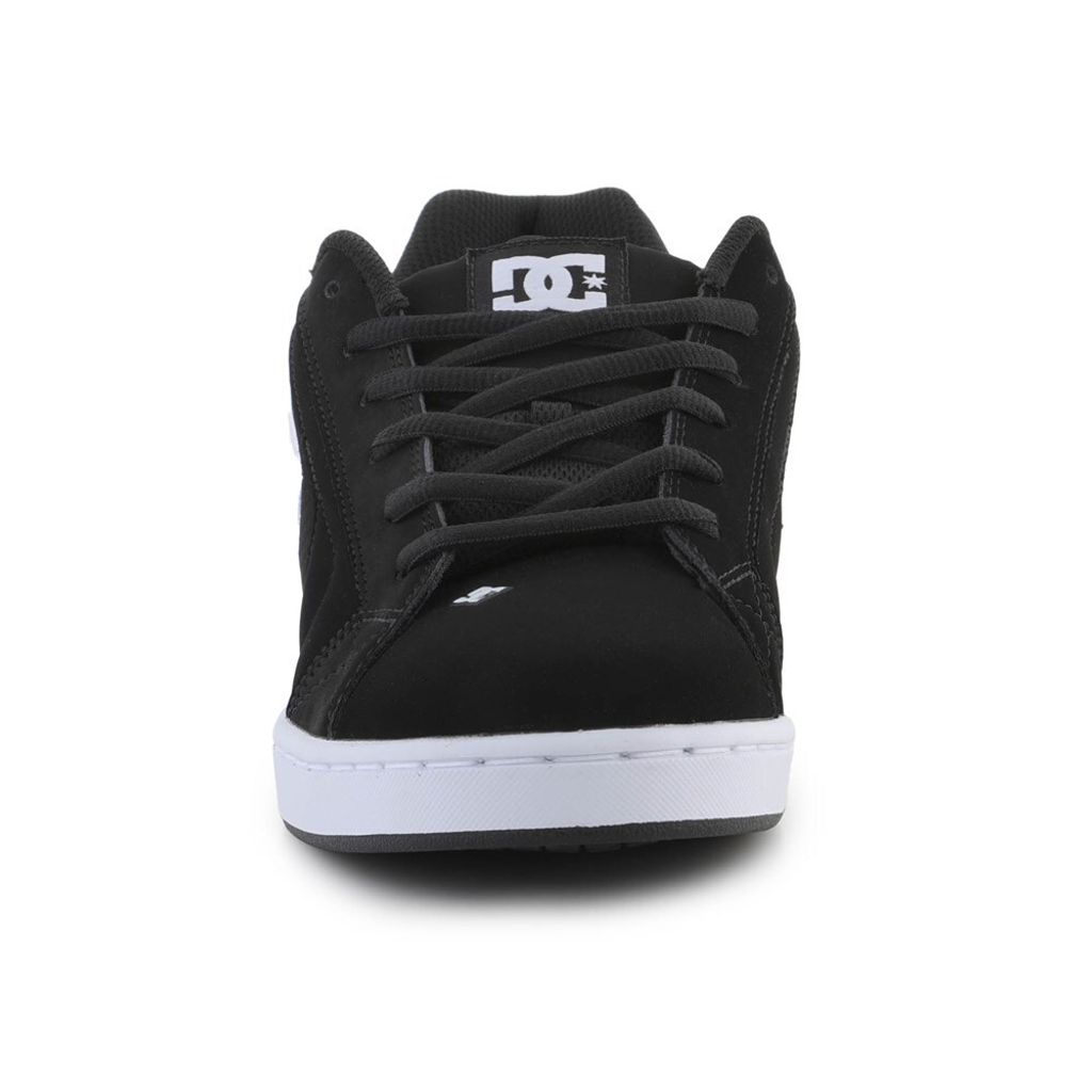 DC Shoes Net - Scarpe Da Uomo Basse In Pelle, Forate E Traspiranti, Suola In Gomma, Colore Nero (EU 42 1/2) - 4