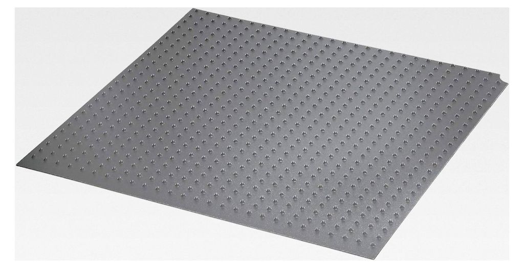 Bodenplatte für Korpusbreite 600 mm (482 x 473,5 mm) alugrau passend für Tandembox Abfalltrennsystem von SO-TECH