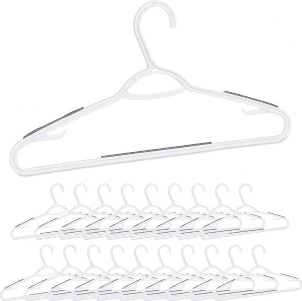 Cintres antidérapants en velours noir lot de 20 pièces pour vêtements fins