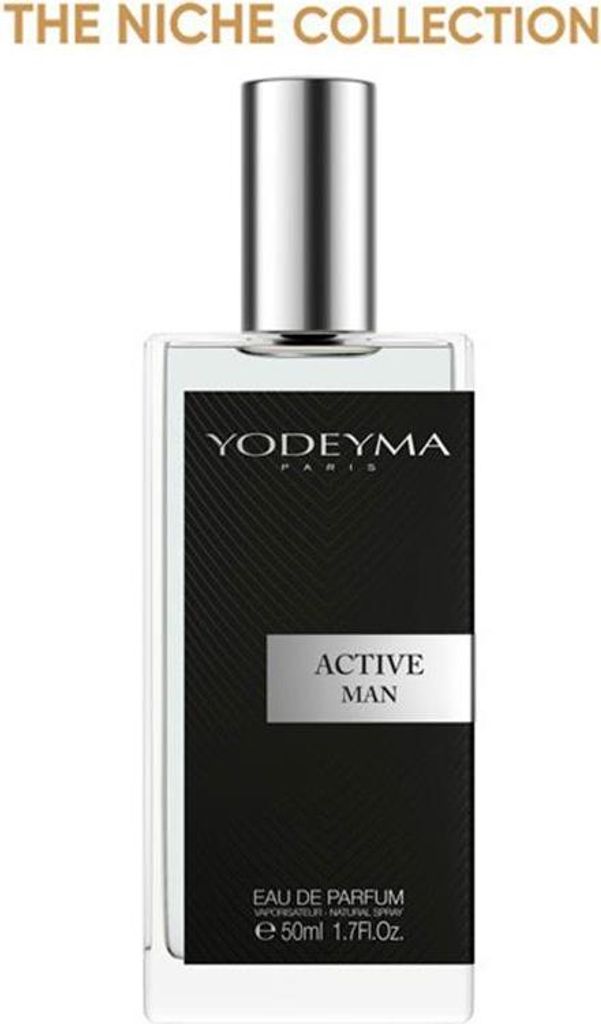 YODEYMA Parfum Active Man - Eau de Parfum da uomo (50 ml) Immagine del prodotto 