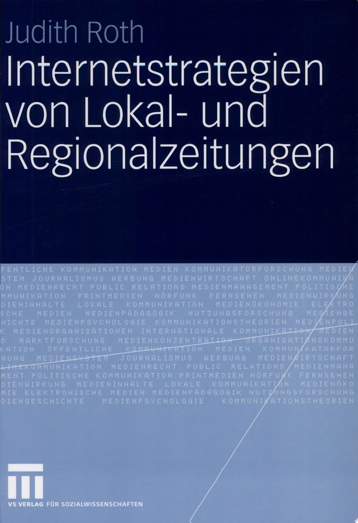Internetstrategien von Lokal- und Regionalzeitungen