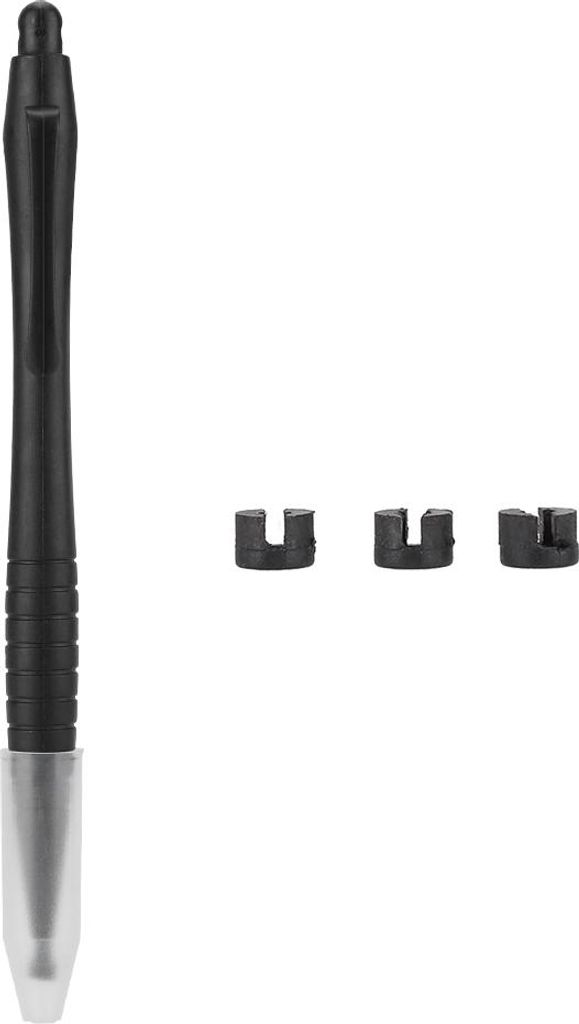 Stiftclip-Typ 4mm Schreib-Touch-Stylus für Mobiltelefone und Tablets, hochpräziser Stylus-Stift (Schwarz)