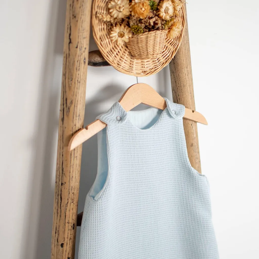 Sac de Couchage Bébé Luna Bleu Coton Bio 18-36 mois - Douceur Maximale