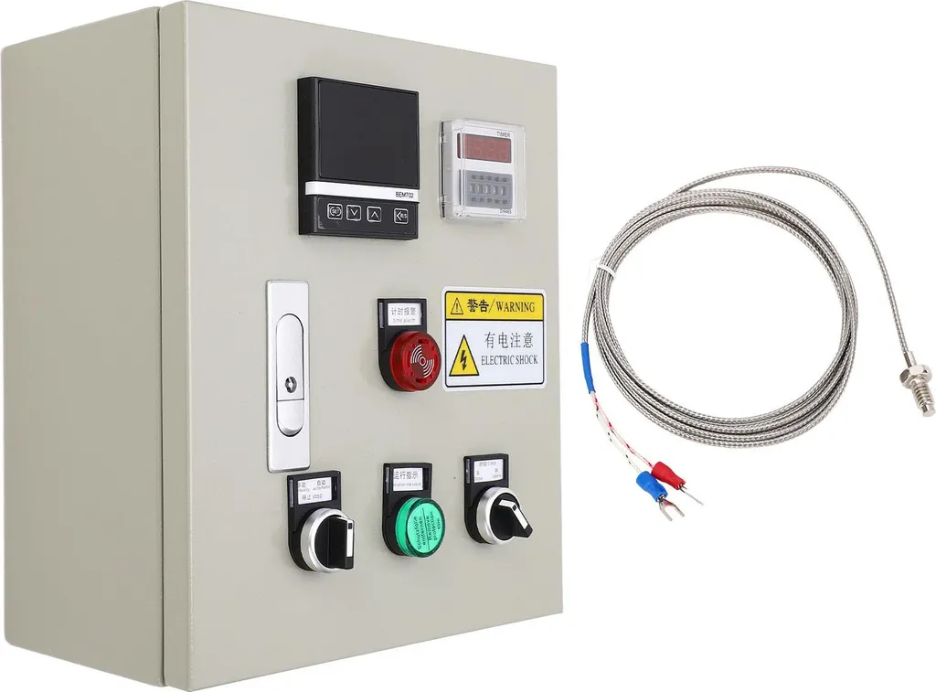 Régulateur de Température 380V 7.5kW avec Thermocouple 0-400°C Digital