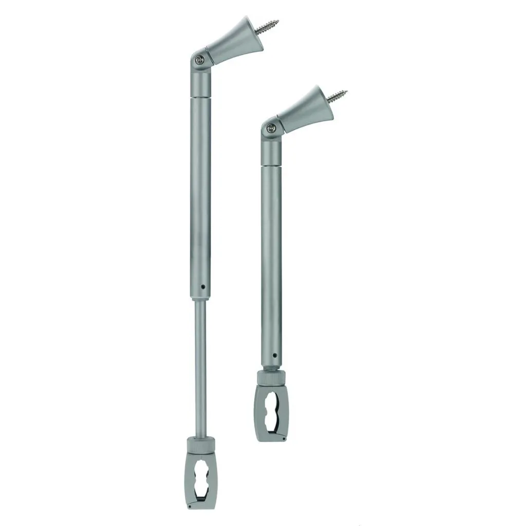 Support plafond EASYTEC II gris argenté pour rail, flexible et incliné