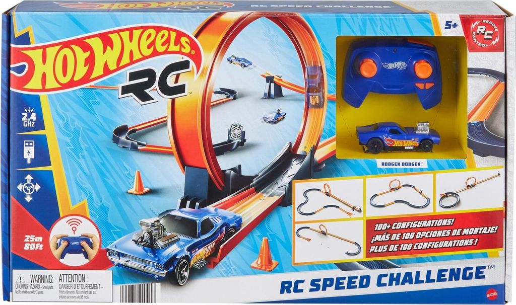 Mattel HXX45 Hotwheels RC Speed Challenge über 100 Produktbild 
