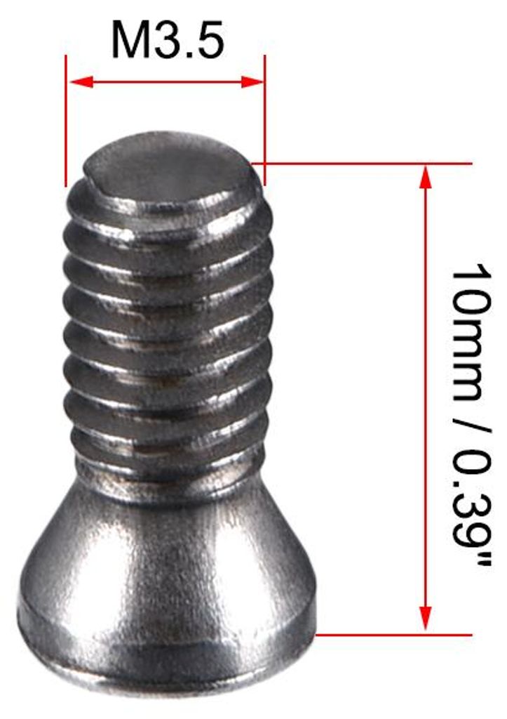 10 Stk. Torx Schrauben Ersatz Hartmetalleinsatz CNC Drehmaschine Stahl M3.5x10mm