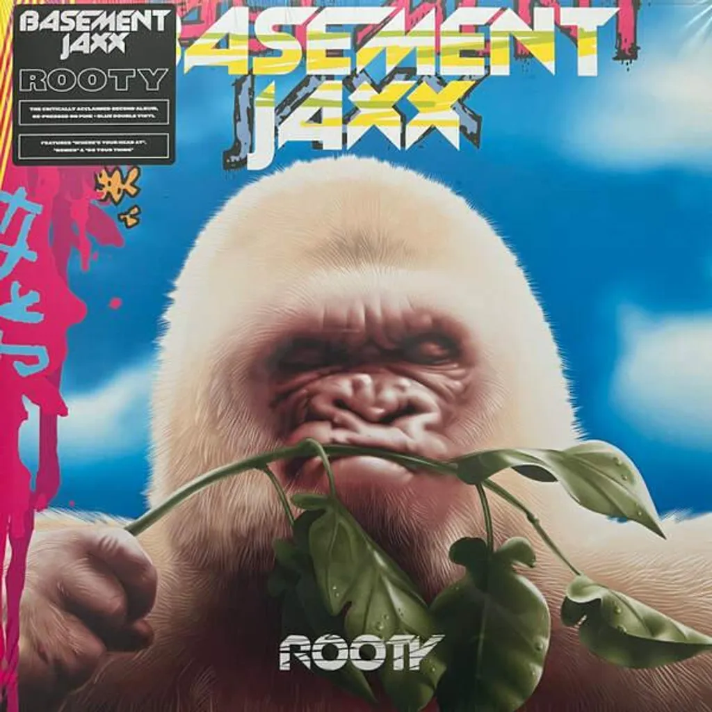 Vinyle Basement Jaxx Rooty Double LP Rose et Bleu Édition Limitée - 2