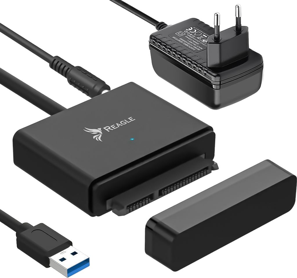 Adaptér USB 3.1 SATA 3,5" 2,5" HDD SSD Napájení Obrázek produktu 