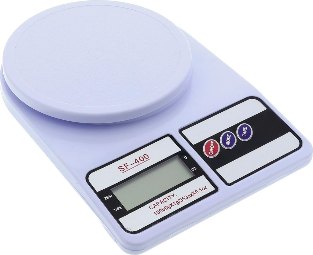 Küchenwaage Digital, 10KG, Haushaltswaage, LCD-Display, Genauigkeit 1g