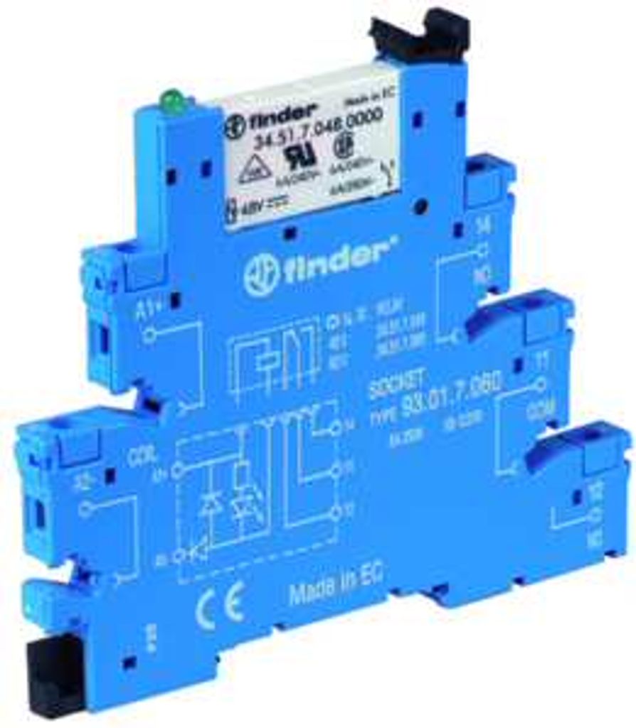 FINDER FIND Koppelrelais 6A 1WE       24VAC/ DC Produktbild 