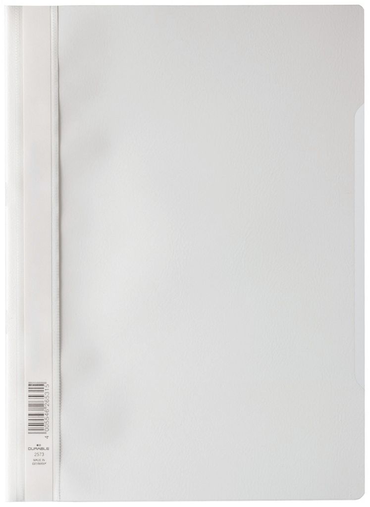 DURABLE Sichthefter A4 Standard PP weiß 50er Pck Produktbild 