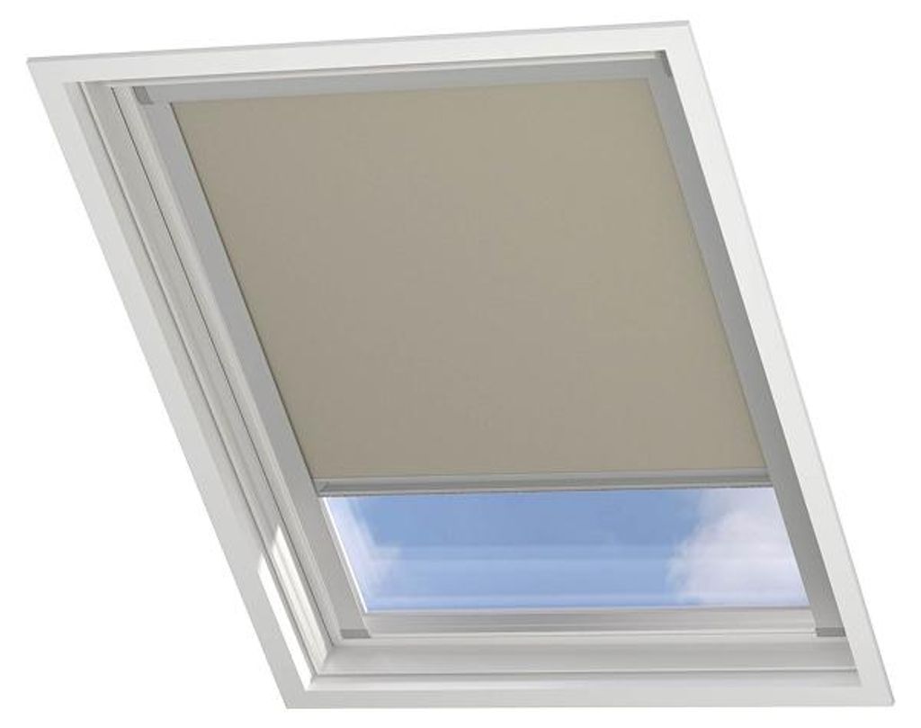 DTCH® Dachfenster verdunkelungsrollo für velux: SK06 taupe Produktbild 