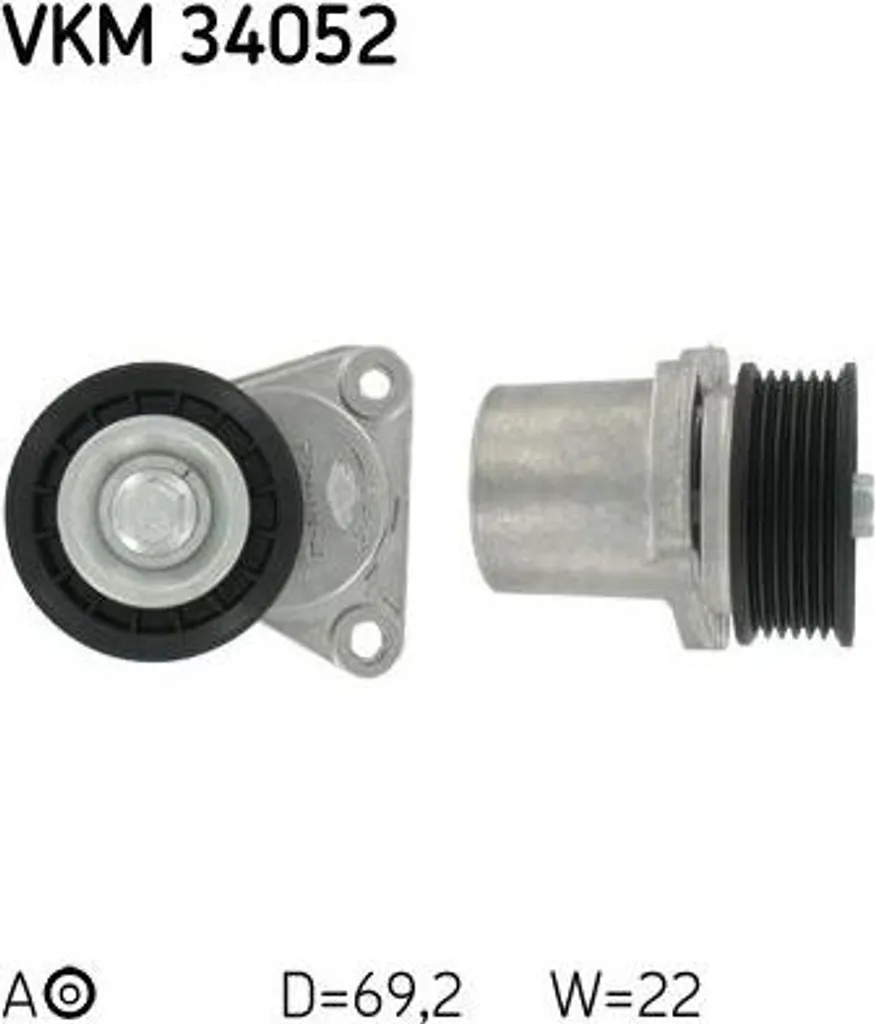 Tendicinghia Automatico SKF VKM 34052 - Ricambio Ford Mondeo S-Max
